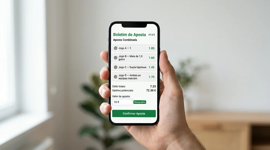 Regras e estratégia para apostas combinadas com bónus sem depósito