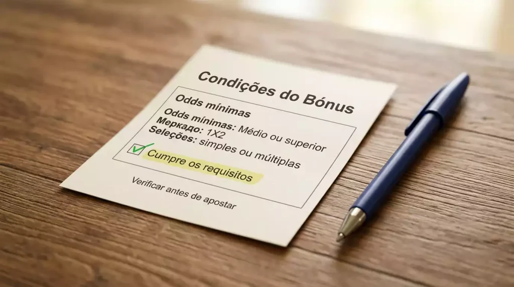 Guia sobre odds mínimas nos bónus de apostas desportivas em Portugal